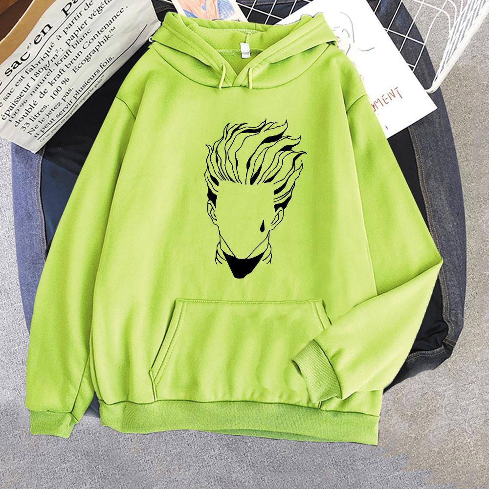 Cute Unisexs Hunterxhunter Hoodies Hunter X Hunter Unisex Women Pullovers Hoodies Sweatshirts Killua Zoldyck Hisoka 90s Anime Hoody