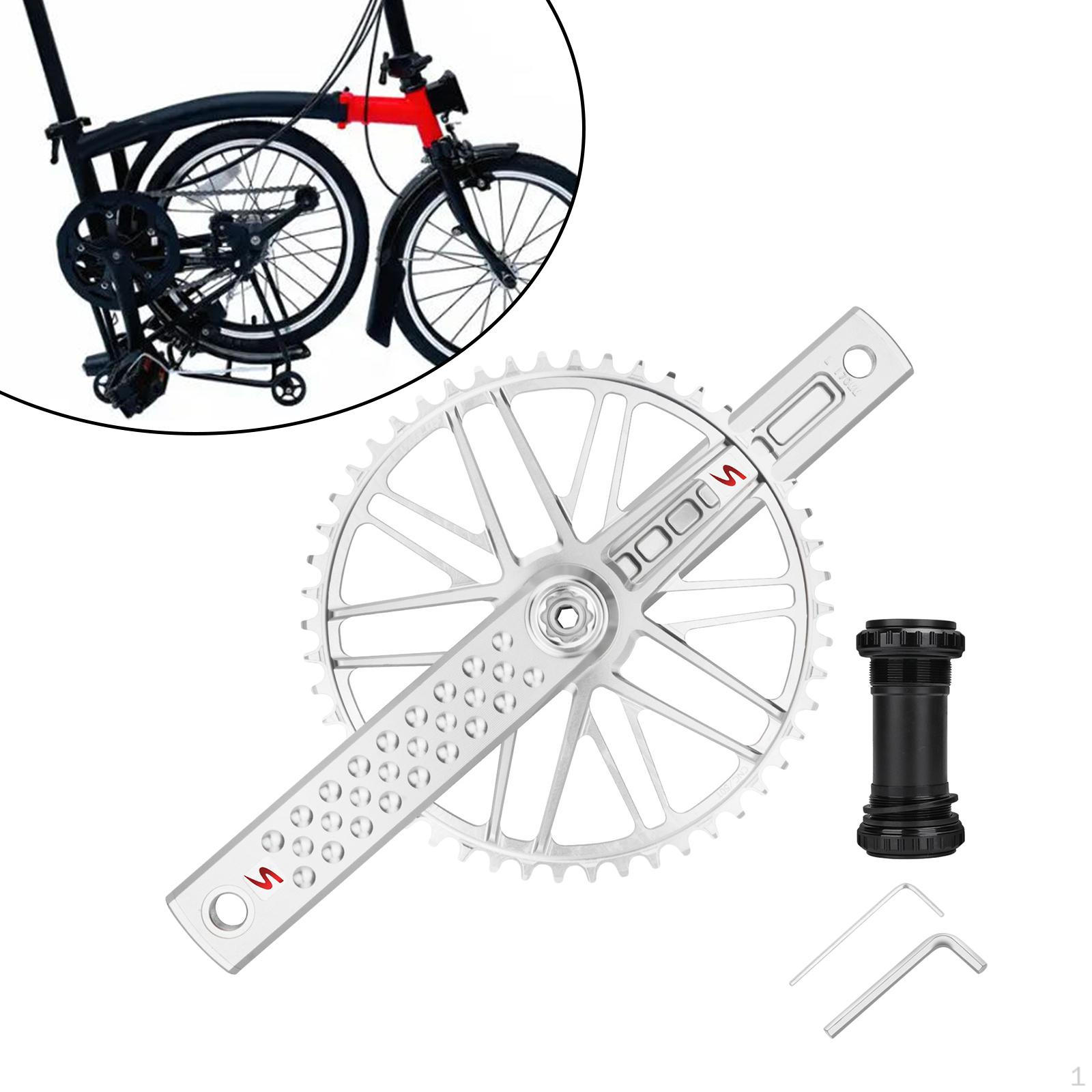 

Велосипедная система шатунов 170 мм, компоненты для ремонта, легкие с кареткой для велосипеда серебряный