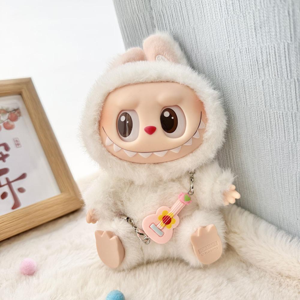 

1 set Pants Sitting Labubu Doll Clothes Love sweater 17cm Plush Doll s Clothes Kids Girls Toys Style 3