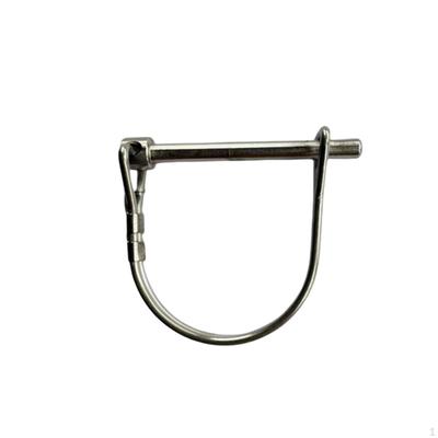 Safe Coupler Pin, D Pins for Trailers Tiny Small Full Marine Grade Shaft Locking Pin Wire Lock