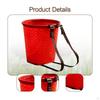 Back Basket Fruit Easy To Clean Multifunctional Water Bucket with Adjustable Straps for