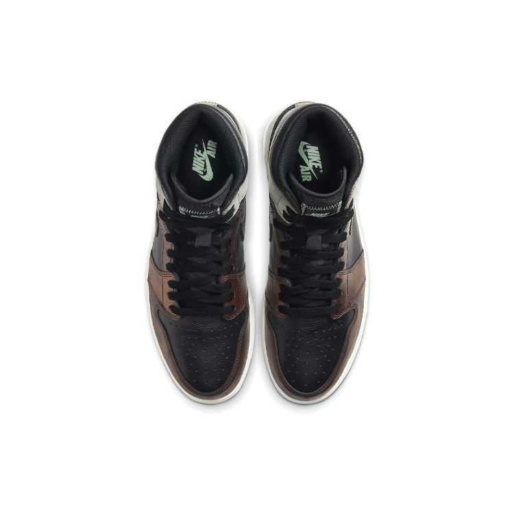 Air Jordan 1 Retro High OG Patina Unisex Sneakers Black Light-Army Sail 555088-033