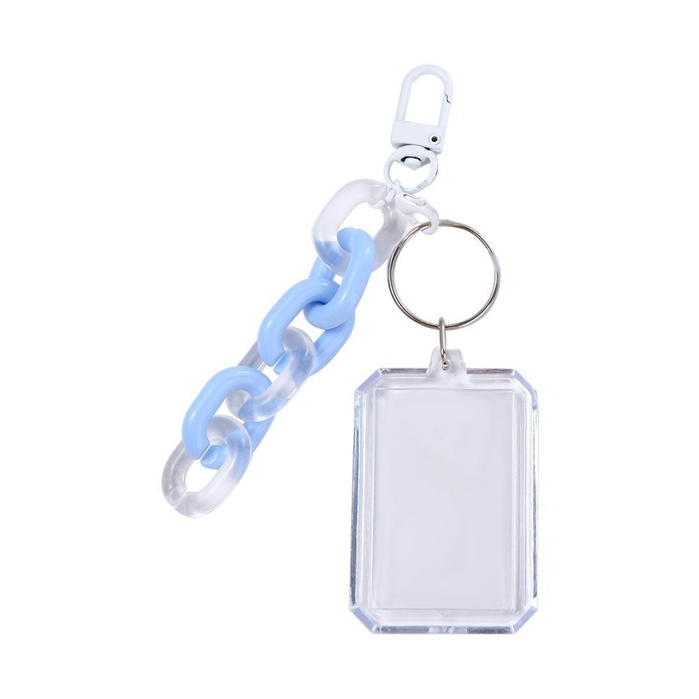 Card Case Collect Idol Photo Sleeves Card Sleeves Photocard Holder Keychain ID Holder Pendant