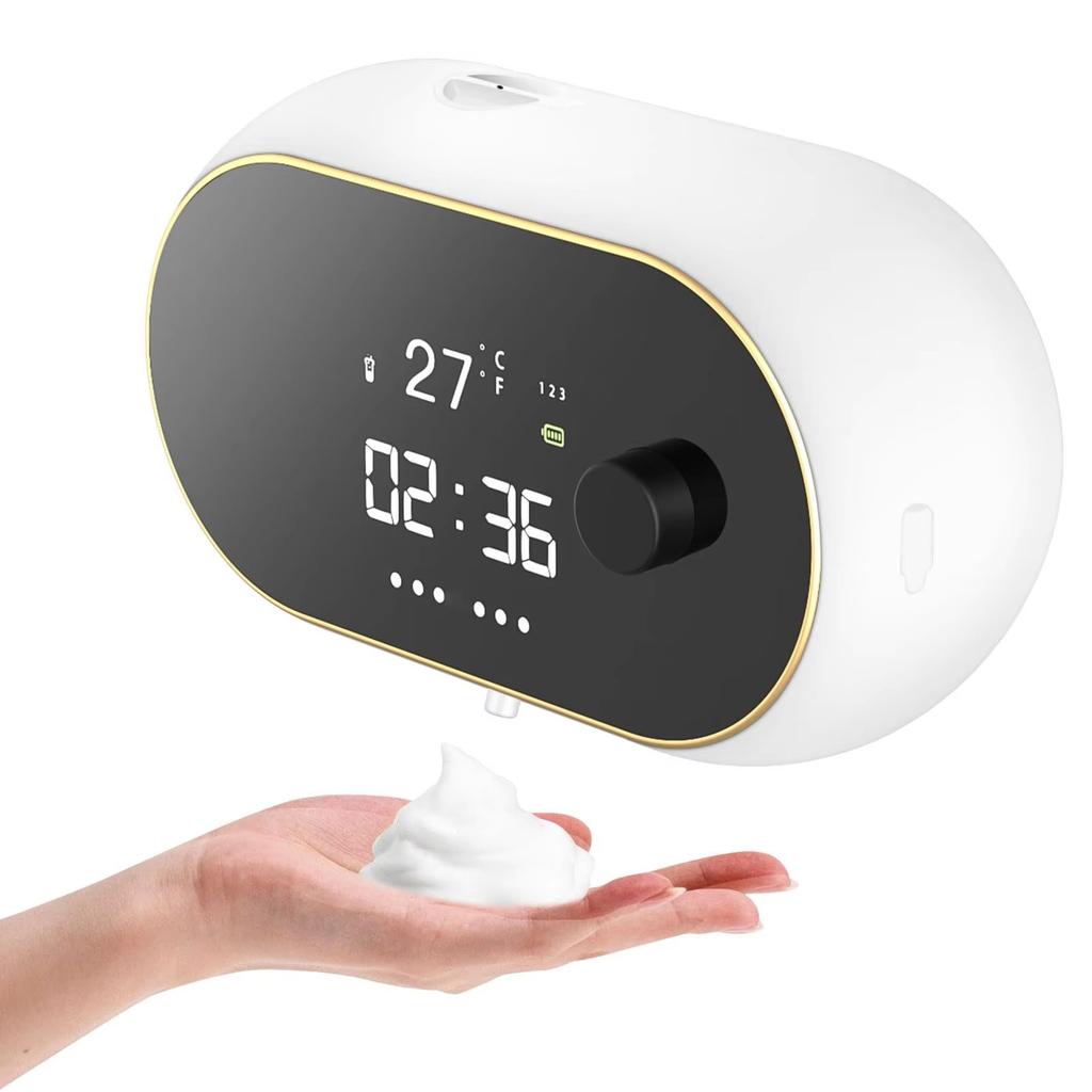 450ML Wall-Mounted Intelligent Infrared Automatic Sensor Soap Dispenser Electric Foam/Liquid Clean Pump Hand Dish Wash Machine
