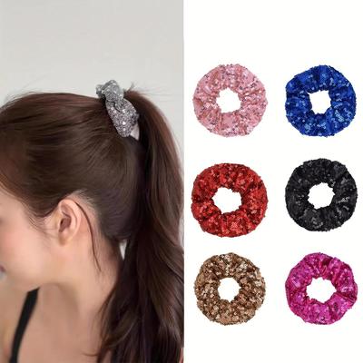 Eleganti fasce per capelli da donna con paillettes di vari colori
