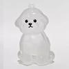 Pet Hair Collector Keychain Transparent Souvenir Capsule Waterproof Design Dog Hair Memorial Keychain