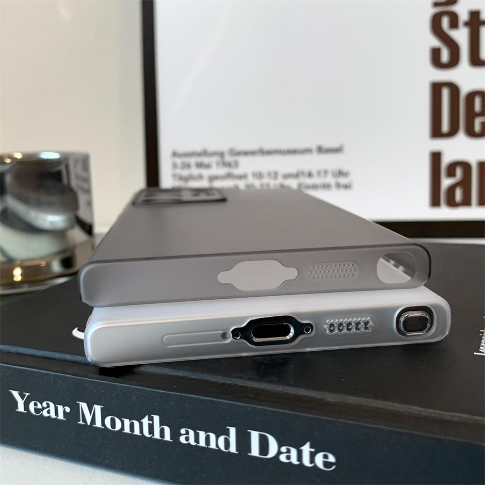 Ultra Slim Matte Case For Samsung Galaxy S24 S23 S22 Ultra Plus Simple Anti-fingerprint Translucent Hard PC Clear Cover