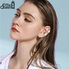Effie Queen 925 Sterling Silber Ohr Manschette Nicht durchstechend Helix Knorpel Manschette Clip-on Ohrringe für Damen Mädchen Geschenk 1 Stück Verkauft CL07