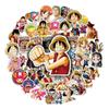 50 One Piece Anime Stickers: Laptop, Water Bottle, Luggage, Phone DIY Decals