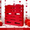 Red Non-Woven 3D Double Happiness Wedding Decor
