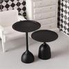 Life Like Iron End Table 1/12 Scale Miniature Furniture Model Table Figurine For Dollhouses Living Room Scene Decoration