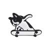 Funny Skateboarding Dog Enamel Brooches Black Puppy Pins For Pet Lovers Backpack Bag Hat Jewlery Gift