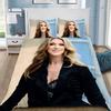 Exquisites 3D Celine Dion Tapeten-Musikfilm-Druck-Bettwäsche-Set Bettbezug Steppdecke Bett Erwachsene Jugendliche Mädchen Junge Geschenk