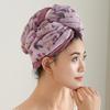 Printed Absorbent Quick-drying Towel Shower Cap