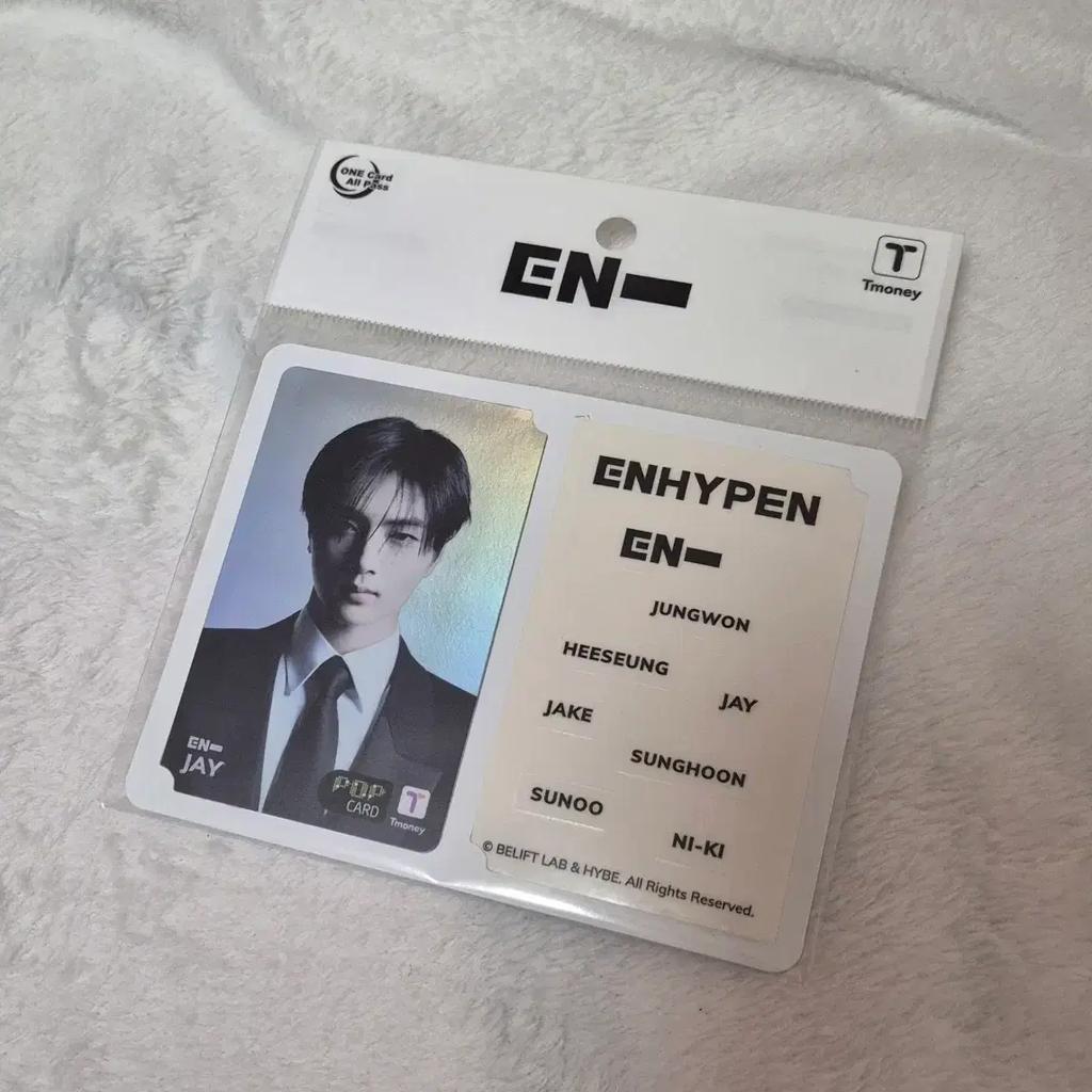 ENHYPEN J. Park Jong-sun Timany Transportation Card