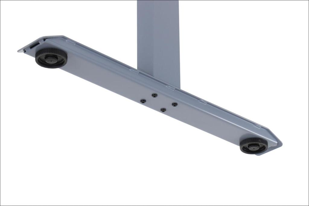 Two-engine Metal Desk (table) Frame with Electric Height Adjustment, Electric PRATO 04-2T/A GRAY