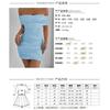 2025 New Women's Skirts Sexy One-shoulder Fashion Tight Hip-hugging Dress