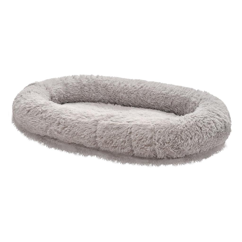 VEVOR Lidská psí postel, 51,97 x 33,86 x 9,45 palce Ortopedická postel pro psy z paměťové pěny, velikost pro člověka, Postele pro lidi a domácí mazlíčky s boční kapsou, madlem a zipem