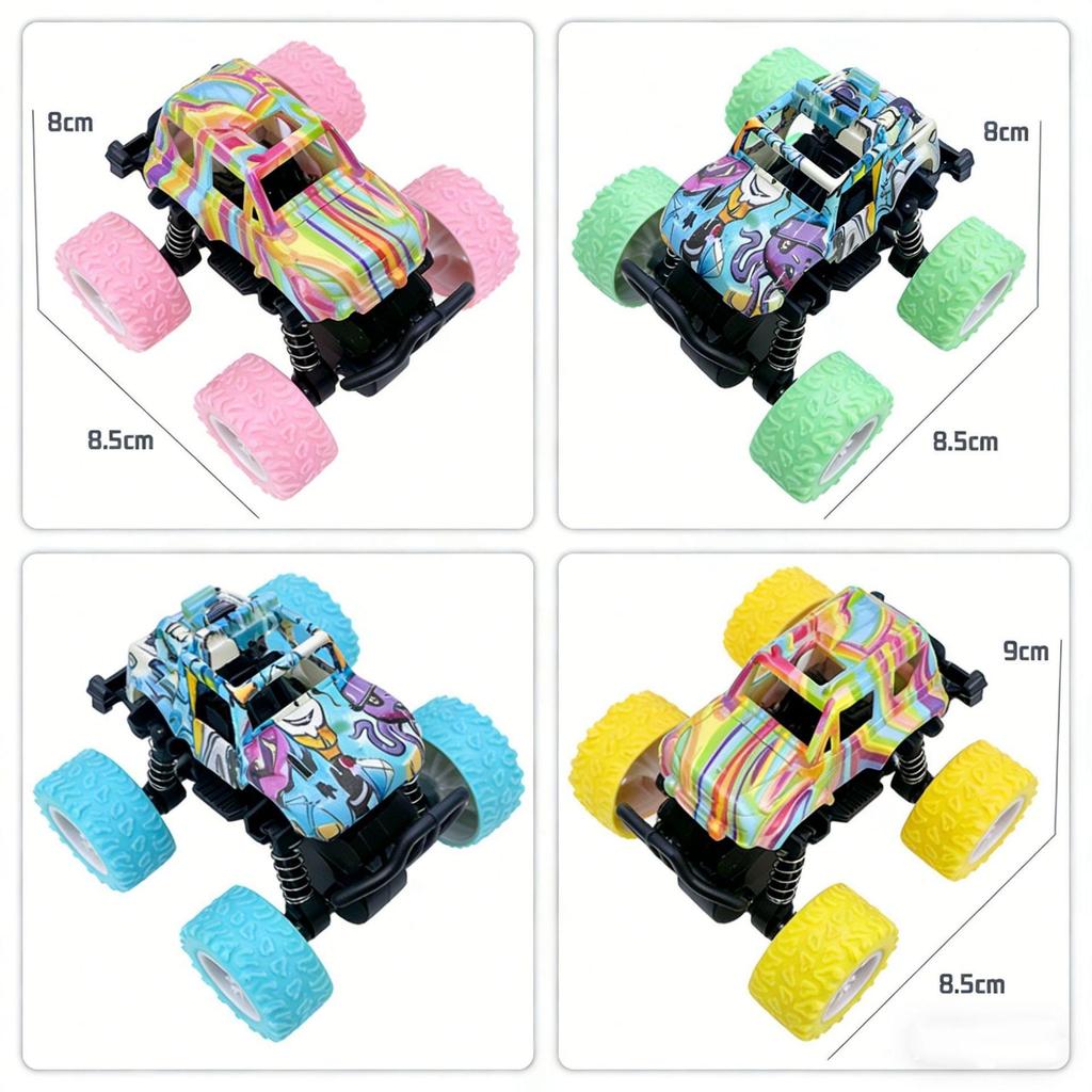 Children's Inertia-Powered Off-Road Toy Car - Durable, Simulation Model