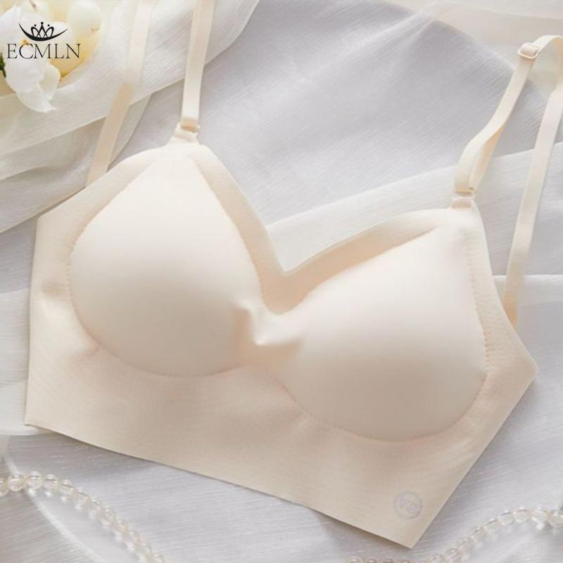 Sexy Push-up Bra Thin U-shaped Beautiful Back Top Seamless Bra Backless Invisible No-wire Bra Top