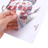 3pcs Self-adhesive New Year Windows Stickers Cartoon Xmas Decals Decor Mural  New Year