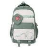 Cartoon Student Schoolbag Color Contrast Large Capacity Backpack with Coin Purse