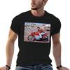 Mladý Giacomo Agostini Motocyklová Legenda Éra MV Agusta Tričko Aktivní Sportovní Krátký Rukáv Bavlněné Tričko