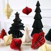 Christmas Honeycomb Ball & Bell Ornaments for Tree and Wall Decoration