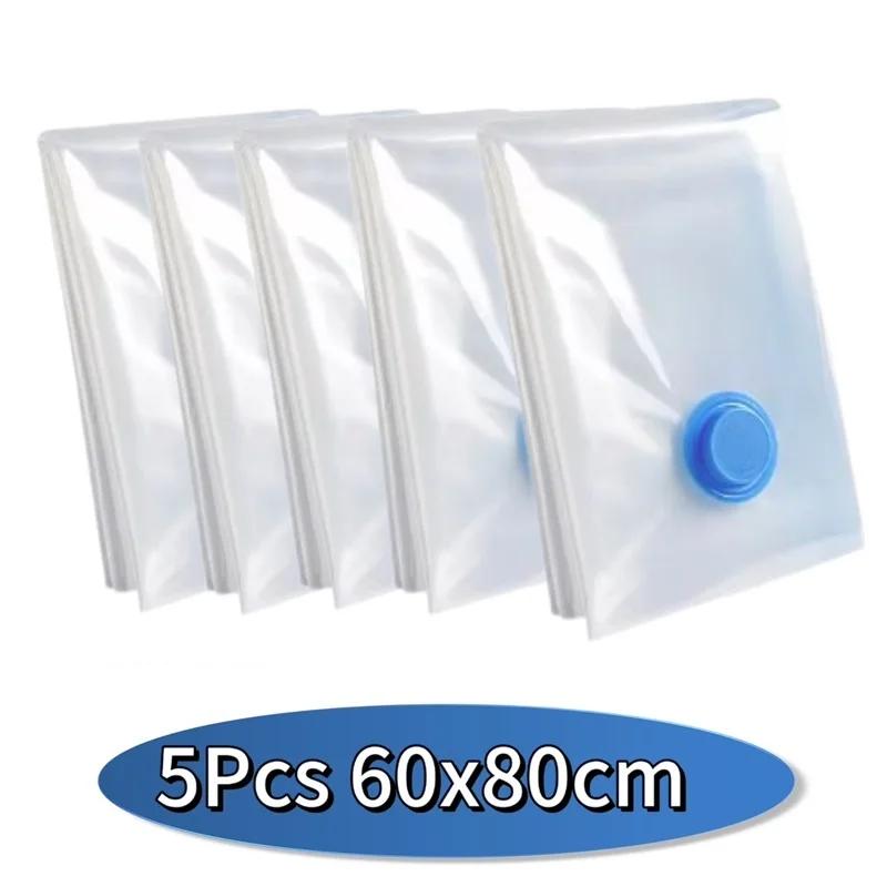 Vacuum Packet Vacuum Sealer Bags for Clothes Travel Compression Bag Pack Organizer Vacuum Clothing Storage Bags with Hand Pump