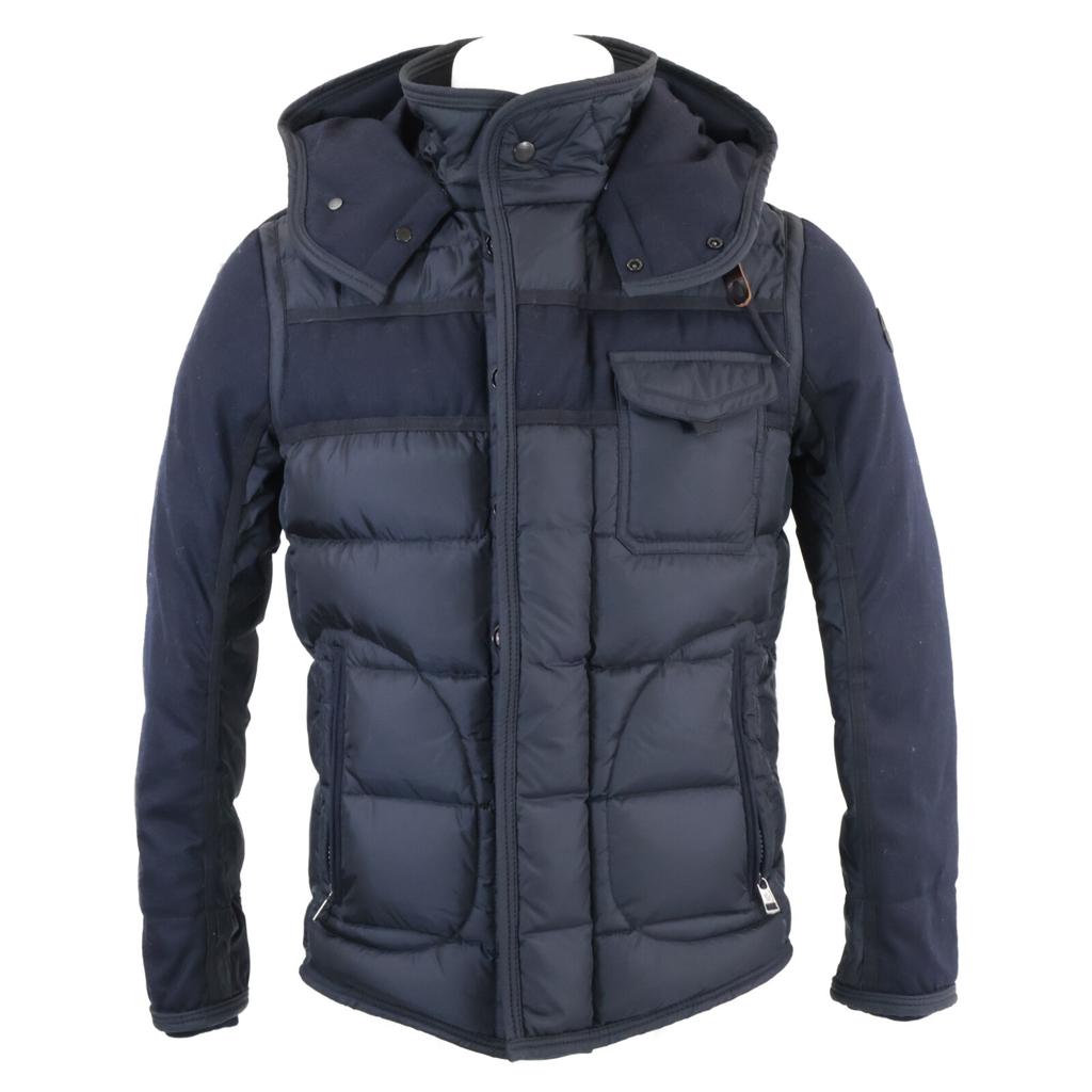 MONCLER Parallel 2016 RYAN/Ryan Nylon x Wool Switch Hooded Jacket Jacket 0 NavyUsed