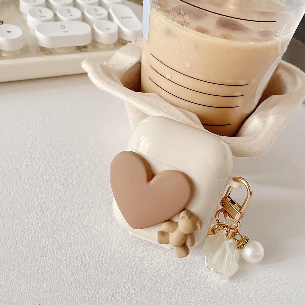 Funda de Oso de Dibujos Animados para Airpods Pro3 Funda de Auriculares de Dibujos Animados para Airpods Pro2 Pro 4 3 2 1 Funda Protectora Con