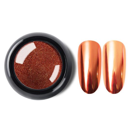 Pro 12 colori specchio metallico glitter polvere per nail art pigmento decorazione strumento per manicure