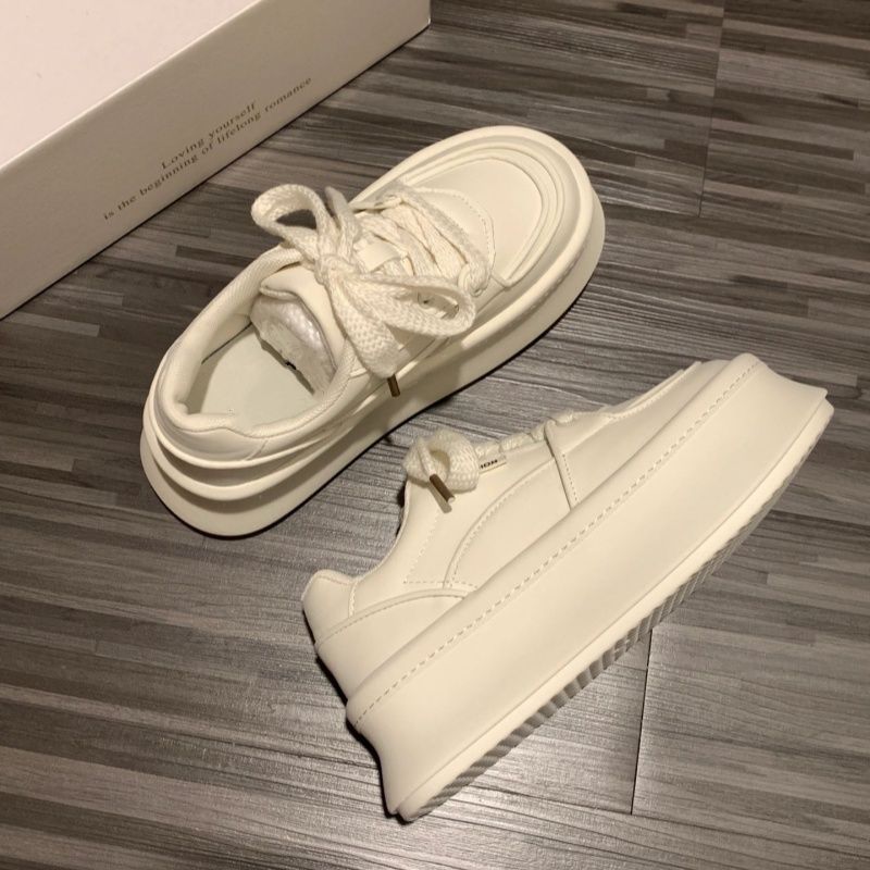 

Платформа интернет-знаменитости белые туфли женские 2025 осень новая парусиновая обувь маленький ароматный стиль универсальная повседневная спортивная обувь дети 40