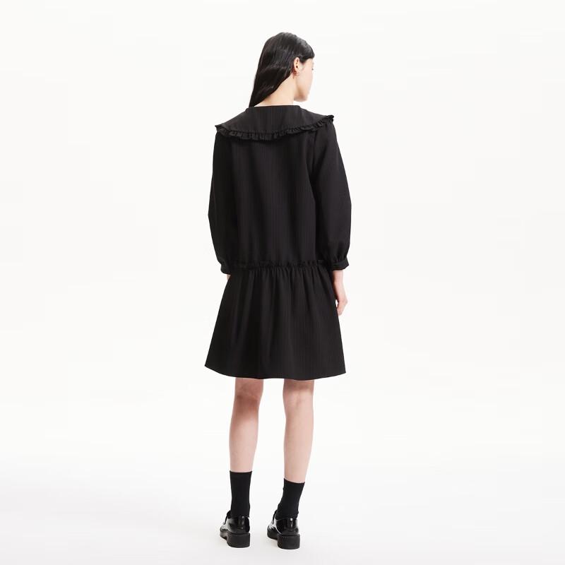 Veromoda 2024 Early Spring Naval Collar Short Dress