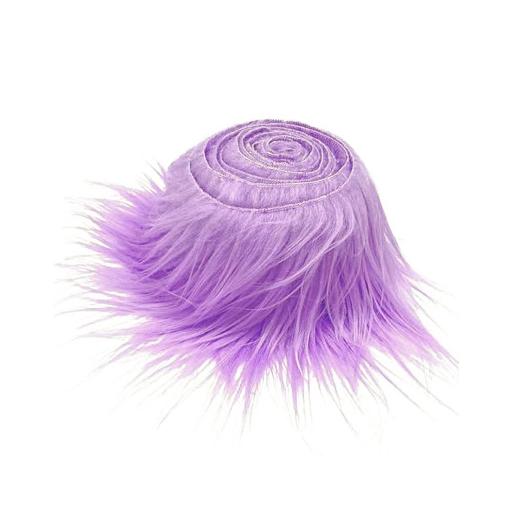 Durable 1.5M Faux Fur Ribbon DIY Solid Color Apparel Sewing Fluffy Trim Fur Stripe Christmas Decorations