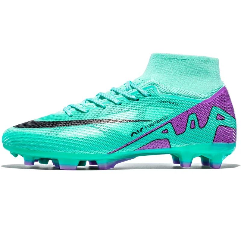 Original New Men Soccer Shoes Indoor Professional Society Cleats Football Shoes Grass Training TF/FG Fast  Football Field Boots