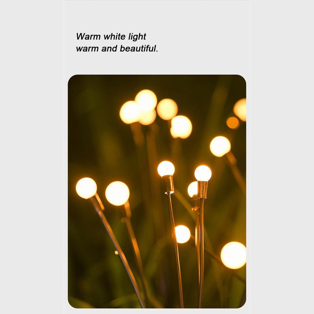 6/8/10 Led Solar Light Outdoor Garden Decoration Landscape Lights Firework Firefly Lawn Lamps Country House Decor Lamp