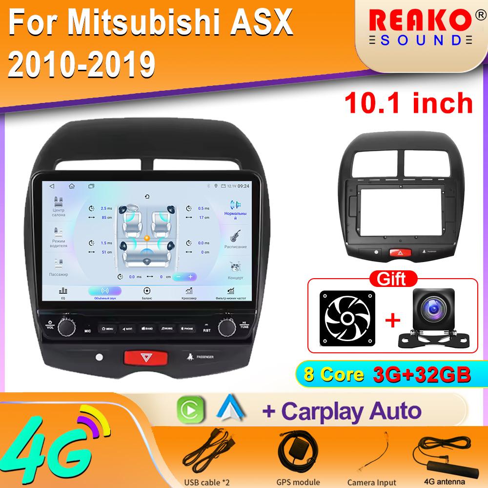 Android For Mitsubishi ASX 2010-2019 Car Radio Carplay Navigation GPS Stereo Auto Screen Bluetooth Multimedia Player