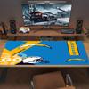 Los Angeles Chargers Color Mouse Pad Large Gaming Table Cushion Non-slip Laptop Tablet Big Mousepad XXL Mat Mini PC Playmat With Lock edge