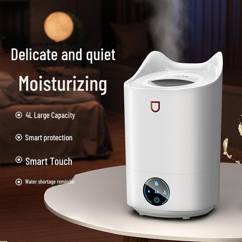 4L Smart Touch Humidifier: Silent Aromatherapy for Home & Office
