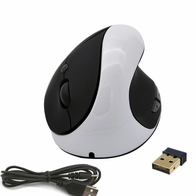 Wireless Charging Vertical Mouse Ergonomics Wireless Upright Photoelectric Built-in Lithium Battery Charging Mouse