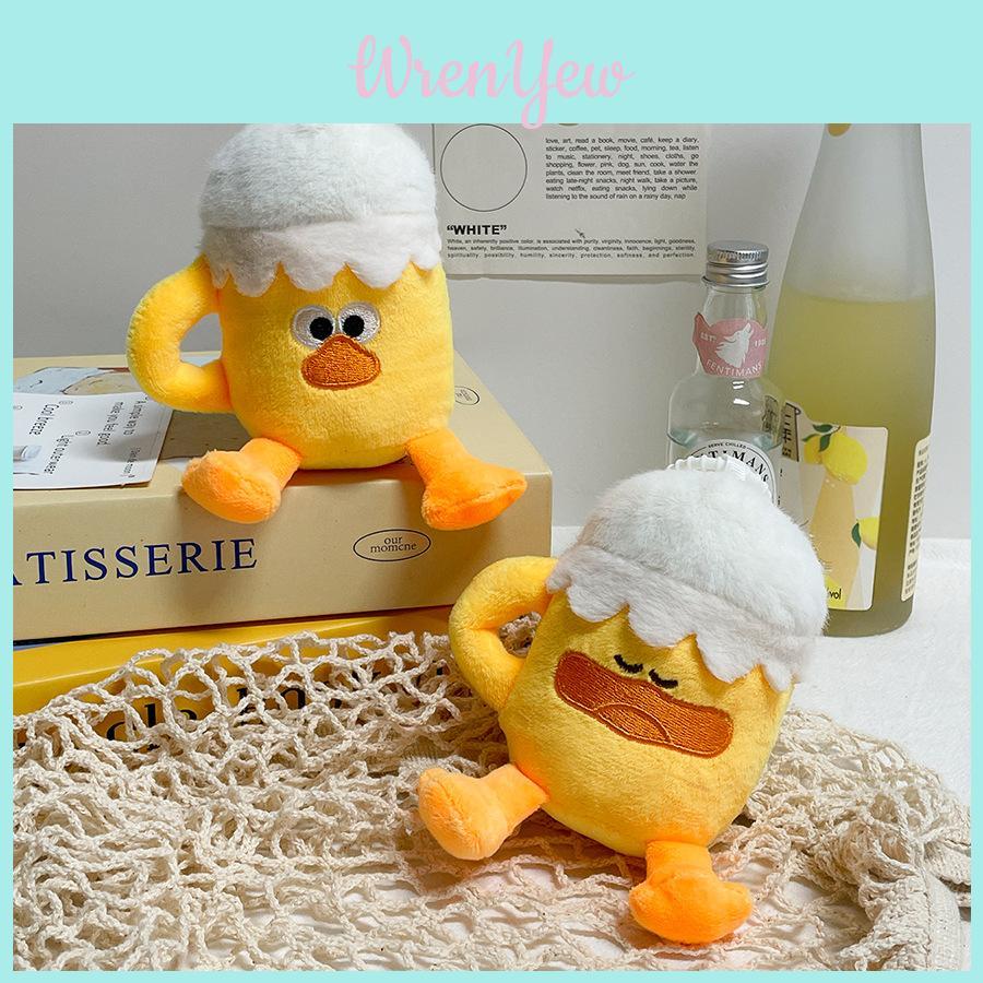Beer Duck Plush Toy With Pp Cotton Filling For Kid Gift And Collectible Fun