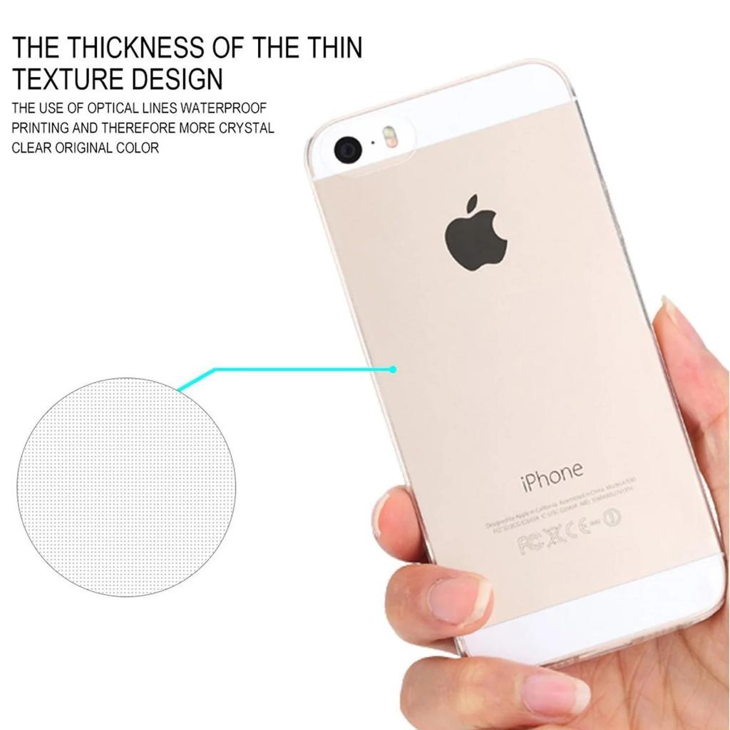 Pro iPhone 5 Pouzdro Průhledné Silikonové Měkký TPU Kryt Pro iPhone 5S SE SE SE iPhone 7 iPhone 8 Transparentní Coque