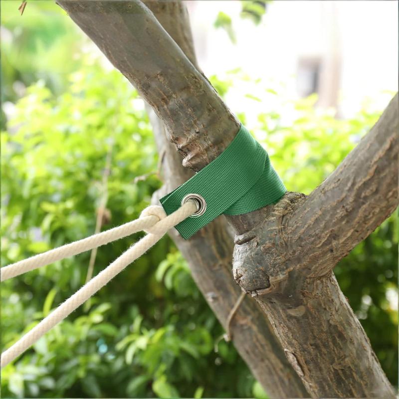 5/10Pcs Wear Resistant Nylon Tree Support Straps With Reinforced Metal Grommets For Gardening Tree Stabilization Staking