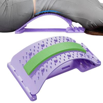 Back Massager Stretcher 3-level Adjustable Lumbar Support Relaxation Spine Pain Relief Scoliosis Back Massager Corrects Waist