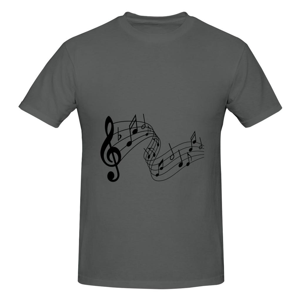 Funny Music Line Unisexs Tshirt Printed Tops Are Loose And Slim Fit Unisexs Tshirts