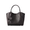 Leather Woven Pattern Tote Bag, Large Capacity, Versatile Hand-held Crossbody Women's Bag