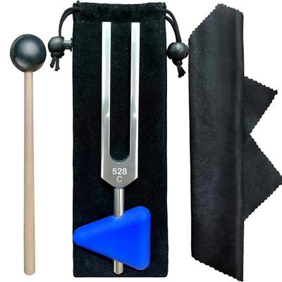 Mi528 / 528hz / 528c Ton Chakra Runde Stimmgabel Multifunktionsinstrument zum Stressabbau