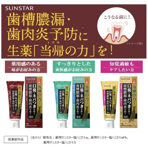 Bulk Purchase: Sunstar Angelica Power Medicated Salt Toothpaste, 85g (3 X 200ml) IIDAYS Original