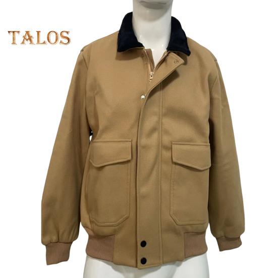 Осенне-зимняя мужская куртка с плюшевой строчкой — фото 9